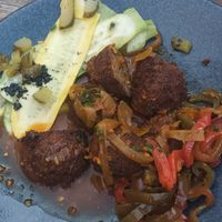 Mean meal, Falafel at Mariposas in Marseille