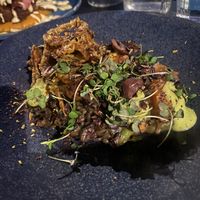 Main: black rice  at Mariposas in Marseille