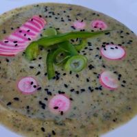 Gaspacho Verde at Mariposas in Marseille