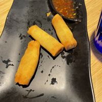 Veg spring rolls  at Bamboo Inn in North West London