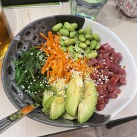 No-Tuna poke bowl, small  at Florence Cafe in Benalmadena
