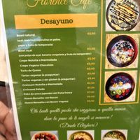 Breakfast menu   at Florence Cafe in Benalmadena
