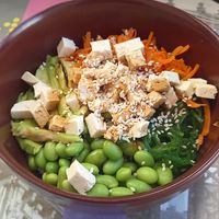 Tofu poke' at Florence Cafe in Benalmadena