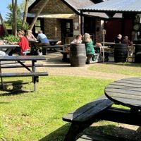 Beer garden  at Saltwater Brig in Kircubbin