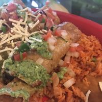 Vegan taquitos  at El Papagayo in Carmichael