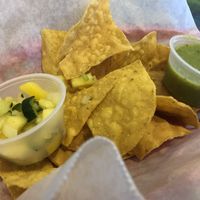 Some of the salsa options at El Papagayo in Carmichael