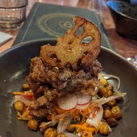 Plant based duck at The Alchemist in Edinburgh