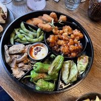 Vegan sharing platter   at The Alchemist in Edinburgh