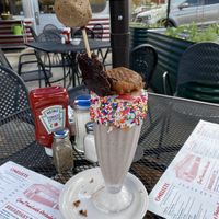 Vegan monster shake   at Mattie's Diner in Charlotte