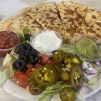 Vegan quesadilla   at Mattie's Diner in Charlotte