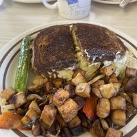 Vegan pastrami sandwich  at Mattie's Diner in Charlotte