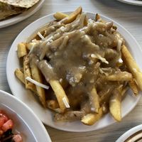 Vegan disco fries   at Mattie's Diner in Charlotte