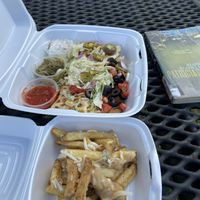 Lunchtime leftovers   at Mattie's Diner in Charlotte