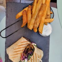 Gyros wrap at Ma'Rinas - Veggiezz in Karlsruhe