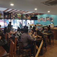Interior at Nadia Vege Cafe in Kuala Lumpur