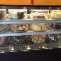 Cakes - many of them vegan!  at Nadia Vege Cafe in Kuala Lumpur