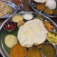 Thali plate (vegetarian)   at Nadia Vege Cafe in Kuala Lumpur