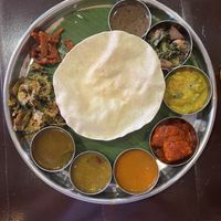 Nadia Famous Vegan Thali  at Nadia Vege Cafe in Kuala Lumpur