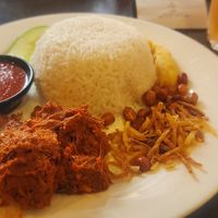 Nasi Lemak Vege Rendang at Nadia Vege Cafe in Kuala Lumpur