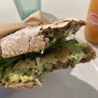 Chickpea sandwich   at Vital Foods in Copenhagen