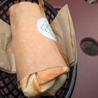 Bean and pumpkin burrito at Vital Foods in Copenhagen