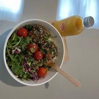 Black Beans & Sweet Potatoe Bowl at Vital Foods in Copenhagen