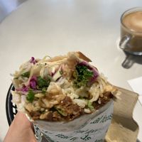 Burrito with mince mushrooms  at Vital Foods in Copenhagen