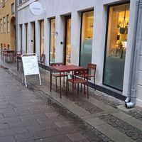 Outside at Vital Foods in Copenhagen