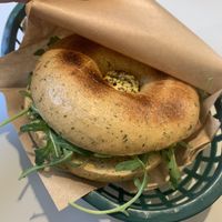 Eggy bagel 🥯   at Vital Foods in Copenhagen