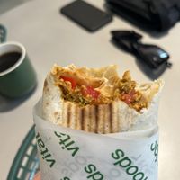 Tofu sceamble burrito  at Vital Foods in Copenhagen