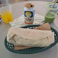 Chickpea pesto wrap at Vital Foods in Copenhagen