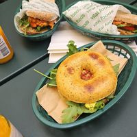 Bagel and sandwiches at Vital Foods in Copenhagen
