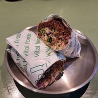 Mushroom Mince Burrito at Vital Foods in Copenhagen