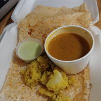 Onion Rava Masala Dosa $10 at Udupi Palace in Toronto