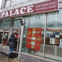 Outside at Udupi Palace in Toronto