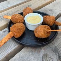 Mock-chicken lollipop at Namaste India in Norwich