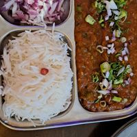 Pav Bhaji curry at Namaste India in Norwich
