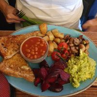 PB Garden Breakfast was delicious and serves loose tea a bonus tea at Pig & Pickle in Kingswinford