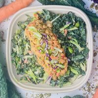 Kale Garbanzo Salad at Plant Daddy's Kitchen in Oceanside