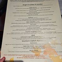 Menu 2 at Teuchters Landing in Edinburgh