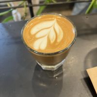Cortado with oat milk  at Vigilante Coffee in College Park