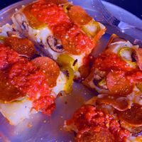 My hungry self starting eating before I remembered to take the picture!   at Via 313 Pizza in Cedar Park