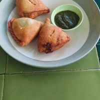 samosa at Akar Cafe in Lovina