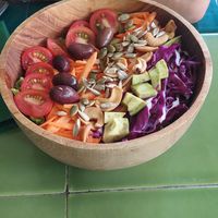 sunshine salad at Akar Cafe in Lovina