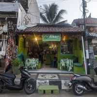Restaurant front at Akar Cafe in Lovina