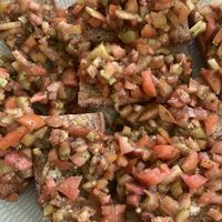 bruschetta 2 portion version   at Akar Cafe in Lovina