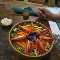 Salad at Akar Cafe in Lovina