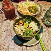 Tempeh   at Akar Cafe in Lovina