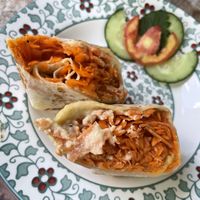 "Hummus” wrap  at Akar Cafe in Lovina