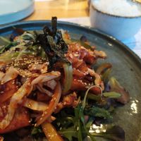 Fried tofu at Gangnam in Wavre